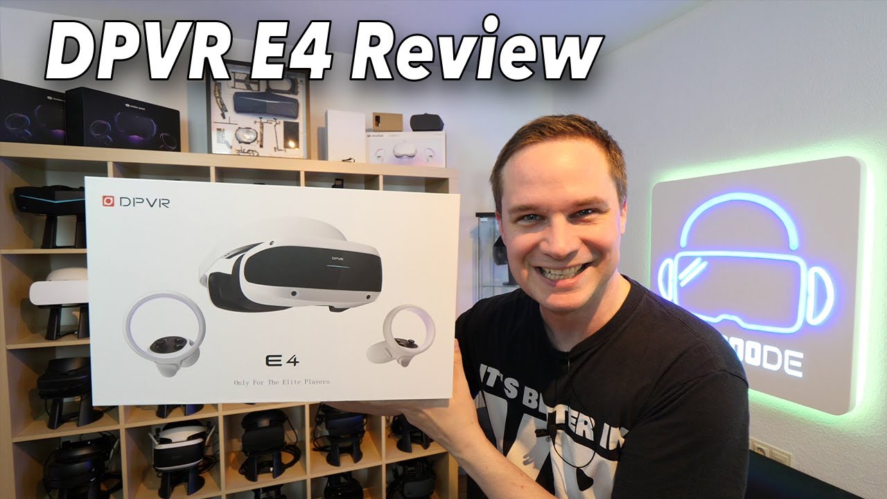 VoodooDE - Was kann die neue DPVR E4 PC-VR-Brille für SteamVR? Mein Review!