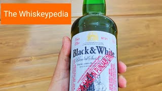 Black & White Scotch Whisky Unboxing