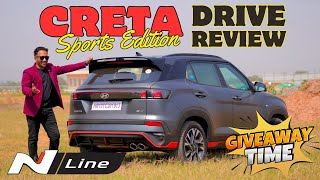Hyundai Creta N Line DRIVE REVIEW - Creta in Sports Mode | Sports Car in Rs 20 Lakhs ?🔥 Seltos Rival