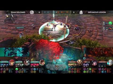 Team SoloMid (TSM) Vs. Infamous Legion GAME 1: Vainglory Worlds 2016 Championships QUARTERFINALS