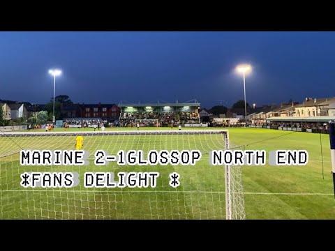 Marine 2-1 Glossop North End Match day vlog *fans Delight*