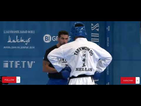 Semi-final Male Sparring 85kg (18-34y) DPRKorea Vs Greece XXll Taekwon-DO ITF World Championship2023