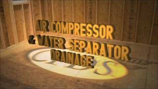 Spray Foam Equipment-  CPDS Air Compressor and Water Separator Drainage
