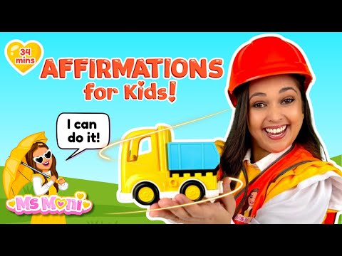 Affirmations For Kids | Toddler Learning with Ms Moni