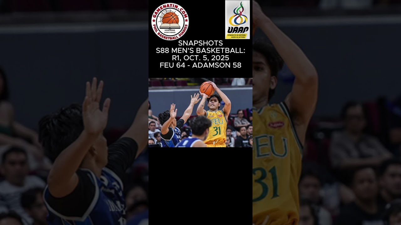Snapshots: Men's Basketball - FEU 64 - Adamson 58