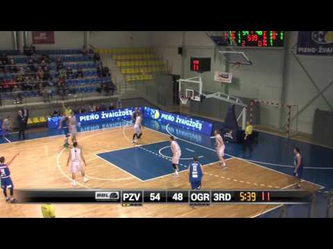 BBL: "Pieno Žvaigždės" - "OGRE/Kumho Tyre" 2016 12 20 rungtynių apžvalga