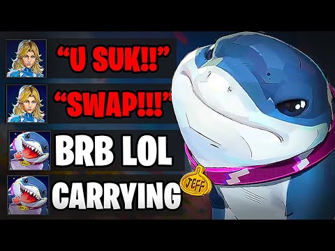 Toxic E-GIRL RAGES At Me For Playing Jeff... So I Carry. (Marvel Rivals)