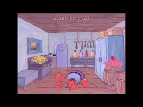 SpongeBob, Patrick, and Mr. Krabs parties too hard and dies in Krusty Krab kitchen