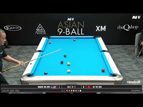 Ibrahim Bin Amir vs Do The Kien | 2022 APP Asian 9-Ball Open