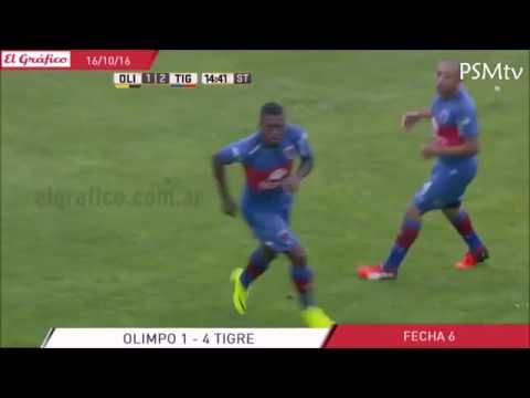 Gol de Sebastián Rincón • Olimpo 1 - 4 Tigre (Sonido ambiente)