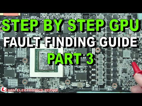 Learn Eelectronics Repair 2 Geforce GTX 280 GPU Graphics Card Repair Part 1