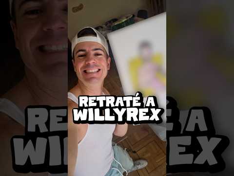 Retraté a Willyrex en solo 1 hora 🎨