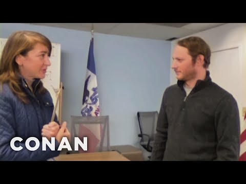 More Shocking Footage From The Iowa Caucus | CONAN on TBS