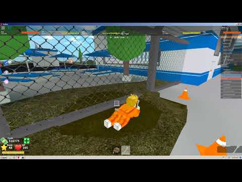 Roblox Mad City Gameplay Escaping Prison With A Spoon