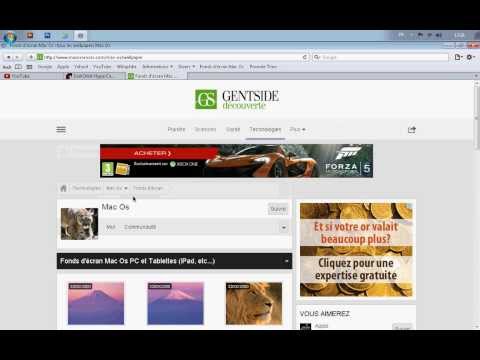 comment installer economiseur d'ecran mac