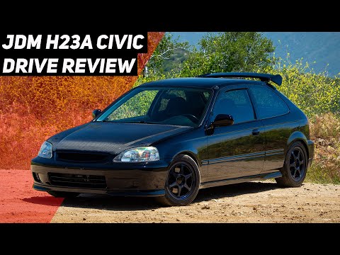 JDM H23A EK Civic Drive Review: H2B Swap is Golden Era K24 Alternative