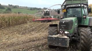 preview picture of video 'Mais Hakselen 2012 : Egide London in Nijswiller met Claas Jaguar 980 en Fendt 930'