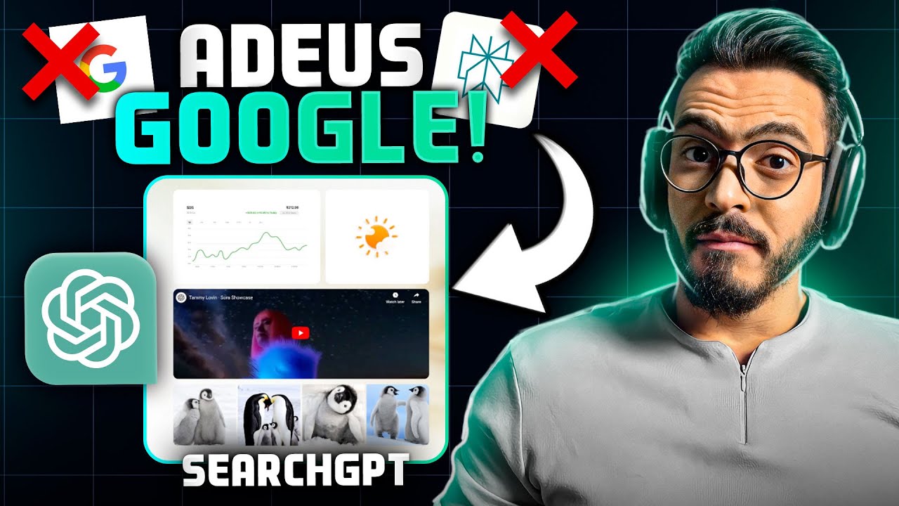 NOVO MECANISMO DE BUSCA do ChatGPT: FIM do GOOGLE e PERPLEXITY? (SearchGPT)