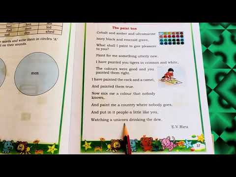 The paint box | sing and enjoy | 4th standard English