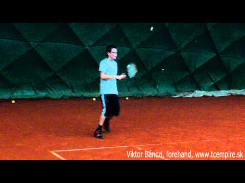 TC EMPIRE Trnava: Viktor Bánczi, forehand, www.tcempire.sk