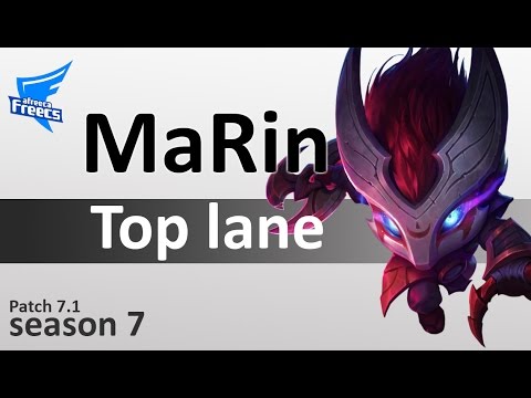 AFs MaRin : Kennen vs Illaoi | Top lane | KR LOL | Patch 7.1 | Season7