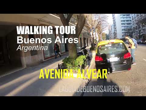 Recorremos la Avenida Alvear en Buenos Aires