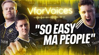 No expectation ma people, just play your game !! V FOR VOICES CS:GO Blast Premier Spring Groups 2022