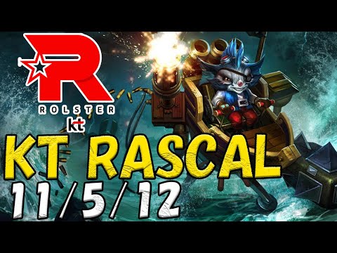 KT Rascal ランブル(Rumble) VS カシオペア(Cassiopeia) TOP patch 12.19 KR RANK
