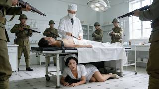 日軍闖進手術室搜查，卻不知美女就藏在床底，下一秒偷梁換柱救出人質！#抗日