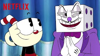 Cuphead Rolls with King Dice 🎲 The Cuphead Show! | Netflix After School