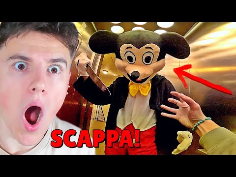 SE VEDI TOPOLINO KILLER di NOTTE… SCAPPA!😱TERRIFICANTE!