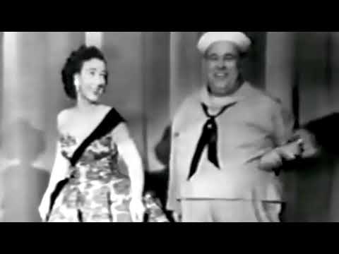 Jack E. Leonard & Jane Froman do "Honey Bun" from "South Pacific" (CBS-TV 1954) [RESTORED in STEREO]
