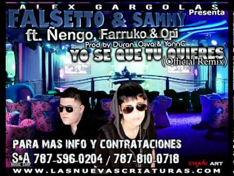 Sammy & Falsetto - Yo Se Que Tu Quieres (Official Remix)(ft. Ñengo, Farruko & Opi)(Audio)