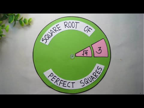 Maths Working Model | Square root of number working model For Students | Maths TLM For Students
