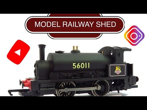 Hornby 0-4-0 running in my Train Shed