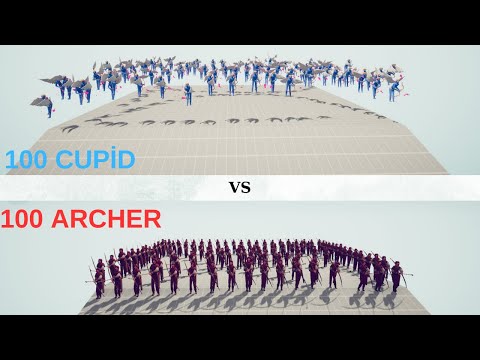 100 Archer VS 100 Cupid/Totally Accurate Battle Simulator