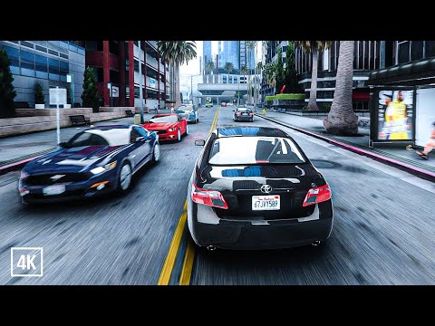 ⁴ᴷ⁶⁰ GTA V Remastered on RTX™ 3090 OC - Ultra Realistic Graphics Mod Gameplay - QuantV x RTGI - 2021