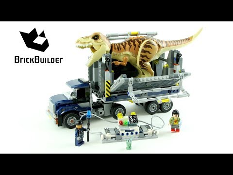 Vidéo LEGO Jurassic World 75933 : Le transport du T. rex