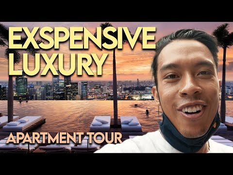 Apartamentos de 900-2400$ USD no Vietnã | Tour de apartamentos de luxo | Distrito 1