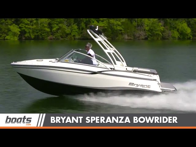Bryant Speranza: Bowrider Boat Review / Performance Test