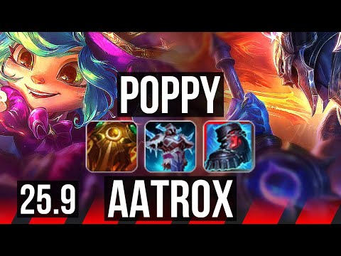POPPY vs AATROX (TOP) | 7/2/5 | KR Master | 25.9