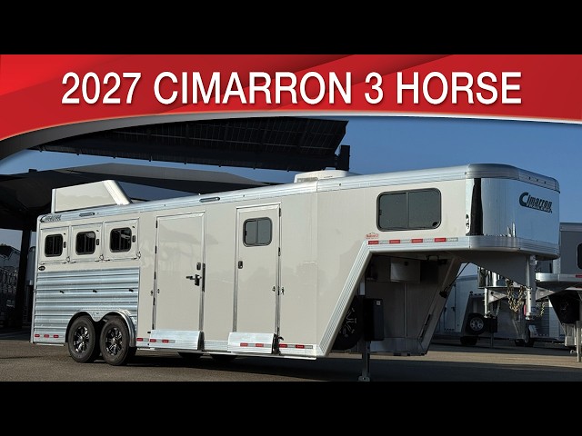 Preview image of 2027 Cimarron Norstar 3 Horse Gooseneck Comfort Package youtube video