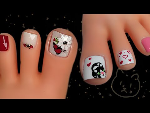 Diseños de Uñas Hermosas 😍/SAN VALENTÍN 🏹💅#nailart #arteenuñas #nailarttutorial 🌸🐱