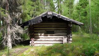 Self-Reliant Life in a Remote Forest Cabin | Off-Grid Living in Two Log Cabins