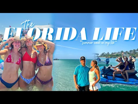 THE FLORIDA LIFE || Week in my life: boat party, FL springs, beach day, & more!!