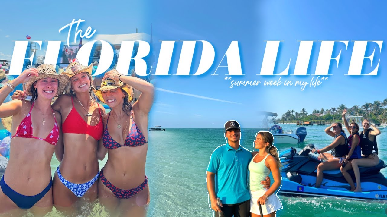THE FLORIDA LIFE || Week in my life: boat party, FL springs, beach day, & more!!