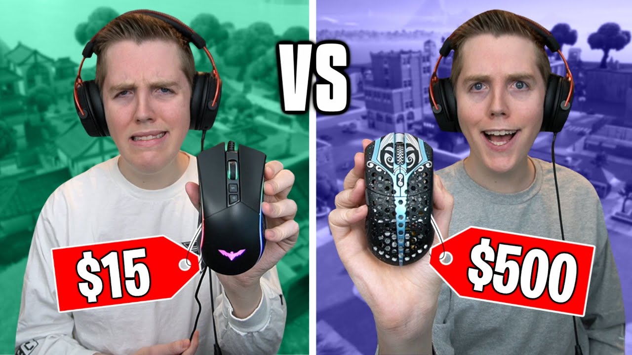 $15 Mouse vs $500 Mouse In Fortnite! - Which Is Worth The Price?