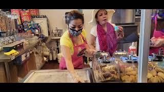 How to make ice cream @ Navy 's TK'S Boba & Creamery  Store in Las Vegas, Nv