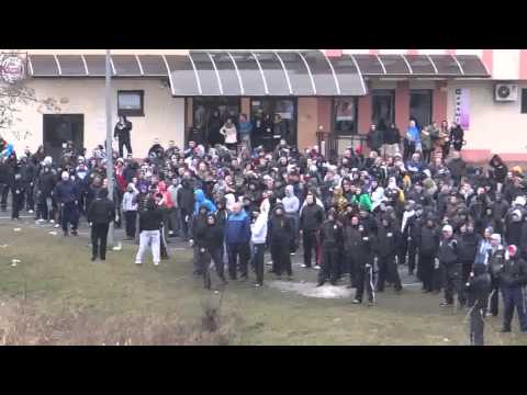 Kibice Chemika Kędzierzyn-Koźle i Odry Opole