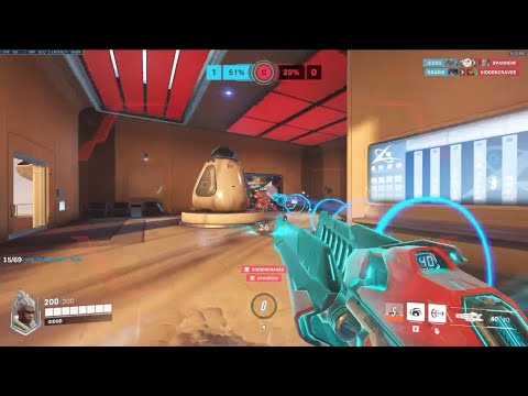 Overwatch 2 Human Aimbot IDDQD Showing His Nasty Sojourn Tracking Skills